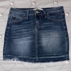 KanCan Dark Blue Denim Mini Skirt